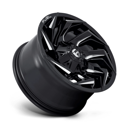 Fuel Wheels D75320907050 - Aluminum Wheels 20X9 Reaction D753 5 On 139.7/5 On 150 Gloss Black/Milled 110.2 Bore 1 Offset Fuel Off Road Wheels