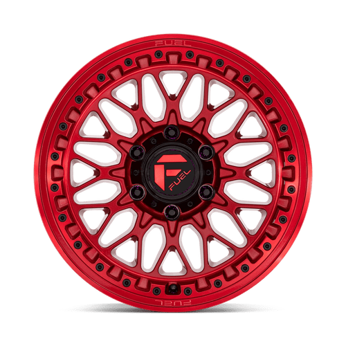 Fuel Wheels D75817908445 - Aluminum Wheels 17X9 Trigger D758 6 On 139.7 Candy Red 106.1 Bore -12 Offset Fuel Off Road Wheels