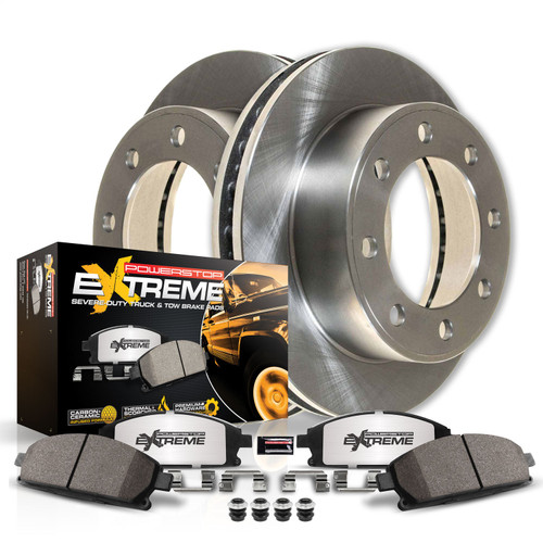 PowerStop MDK6257 - Power Stop 09-19 GMC Savana 4500 Rear Medium Duty Kit