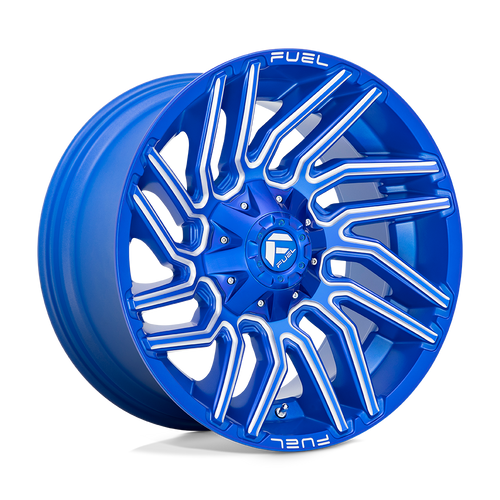 Fuel Wheels D77420009847 - Aluminum Wheels 20X10 Typhoon D774 6 On 135/6 On 139.7 Anodized Blue MIlled 106.1 Bore -18 Offset Fuel Off Road Wheels Fuel Wheels D77420009847 - Aluminum Wheels 20X10 Typhoon D774 6 On 135/6 On 139.7 Anodized Blue MIlled 106.1 Bore -18 Offset Fuel Off Road Wheels