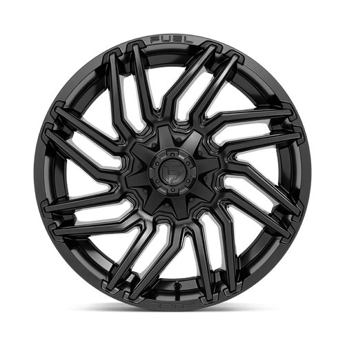 Fuel Wheels D77522008247 - Aluminum Wheels 22X10 Typhoon D775 8 On 165.1 Matte Black 125.2 Bore -18 Offset Fuel Off Road Wheels