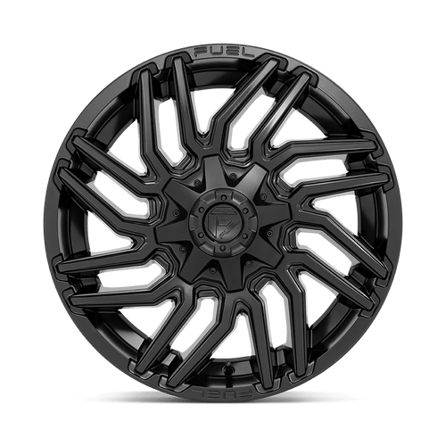 Fuel Wheels D77522208247 - Aluminum Wheels 22X12 Typhoon D775 8 On 165.1 Matte Black 125.2 Bore -44 Offset Fuel Off Road Wheels