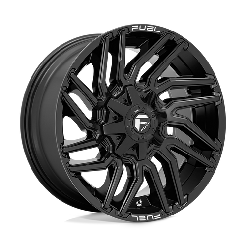 Fuel Wheels D77620002647 - Aluminum Wheels 20X10 Typhoon D776 5 On 114.3/5 On 127 Gloss Black 78 Bore -18 Offset Fuel Off Road Wheels