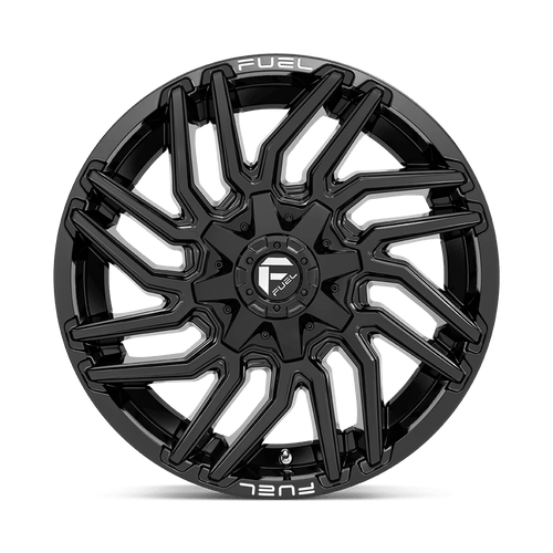 Fuel Wheels D77622201747 - Aluminum Wheels 22X12 Typhoon D776 8 On 170 Gloss Black 125.1 Bore -44 Offset Fuel Off Road Wheels