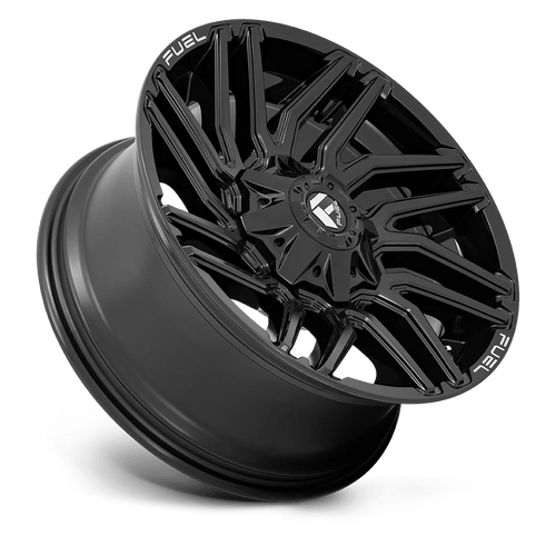 Fuel Wheels D77622201847 - Aluminum Wheels 22X12 Typhoon D776 8 On 180 Gloss Black 124.3 Bore -44 Offset Fuel Off Road Wheels