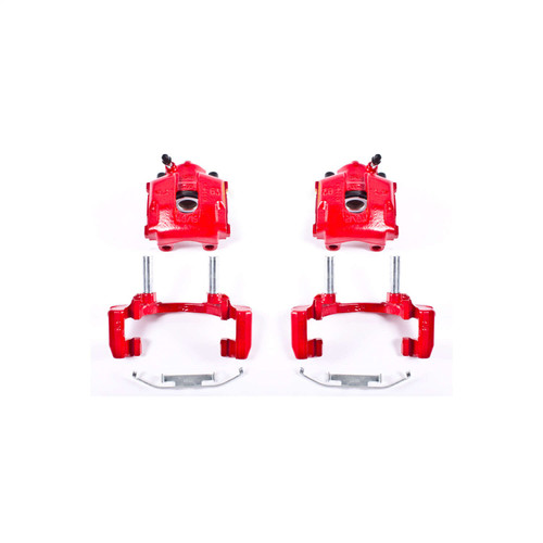 PowerStop S2640 - Power Stop 2000 BMW 323Ci Rear Red Calipers w/Brackets - Pair PowerStop S2640 - Power Stop 2000 BMW 323Ci Rear Red Calipers w/Brackets - Pair
