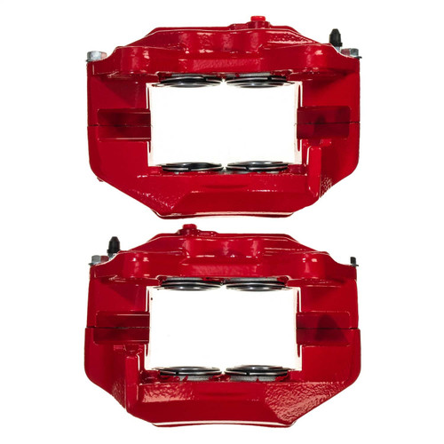PowerStop S1784 - Power Stop 95-03 Toyota Tacoma Front Red Calipers w/o Brackets - Pair