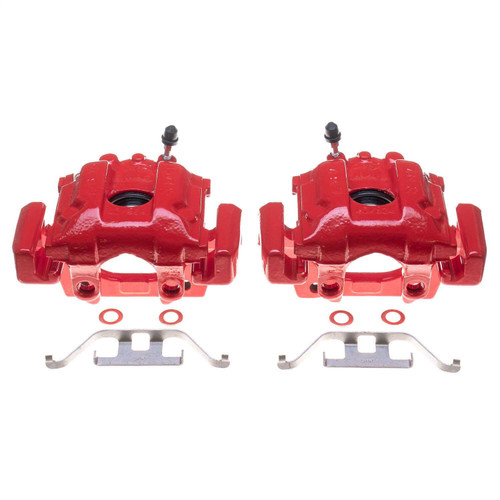 PowerStop S1886 - Power Stop 1995 BMW 740i Rear Red Calipers - Pair PowerStop S1886 - Power Stop 1995 BMW 740i Rear Red Calipers - Pair