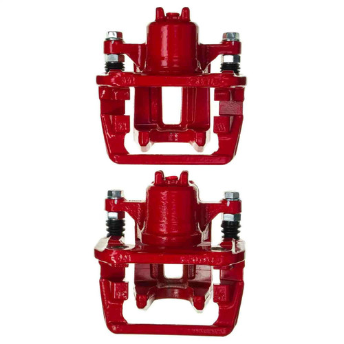 PowerStop S15054 - Power Stop 07-11 Honda CR-V Rear Red Caliper w/Bracket (Pair)