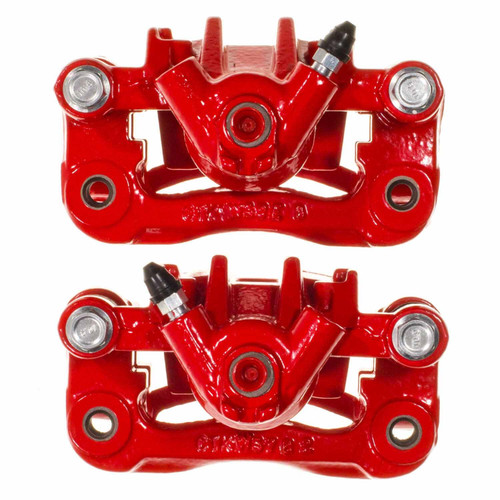PowerStop S15164 - Power Stop 10-13 Kia Forte Koup Rear Red Caliper w/Bracket - Pair