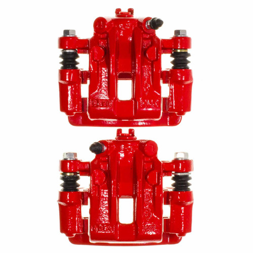 PowerStop S15164 - Power Stop 10-13 Kia Forte Koup Rear Red Caliper w/Bracket - Pair