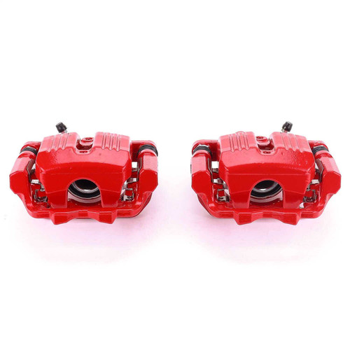 PowerStop S3190 - Power Stop 05-12 Acura RL Rear Red Calipers w/Brackets - Pair