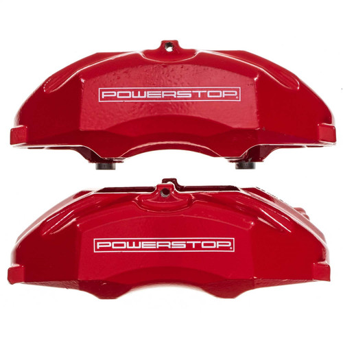 PowerStop S2708 - Power Stop 01-06 Lexus LS430 Front Red Calipers w/o Brackets - Pair