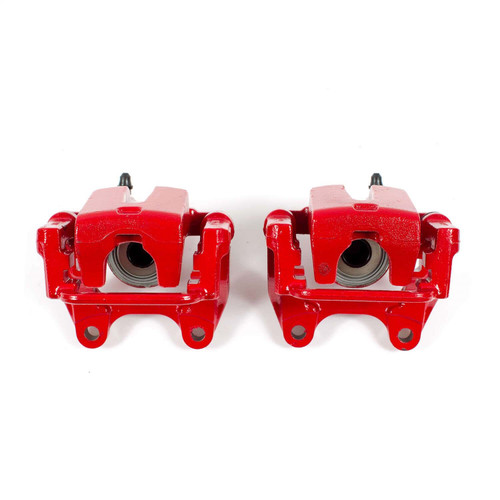 PowerStop S4992A - Power Stop 09-10 Dodge Challenger Rear Red Calipers w/Brackets - Pair