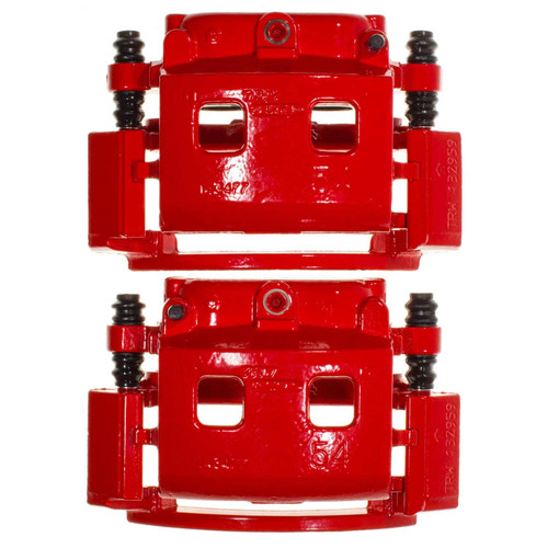 PowerStop S4876 - Power Stop 03-06 Dodge Durango Front Red Caliper w/Bracket - Pair