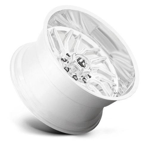 Fuel Wheels D80924207547 - Aluminum Wheels 24X12 Hurricane D809 5 On 127 Polished Milled 71.5 Bore -44 Offset Fuel Off Road Wheels