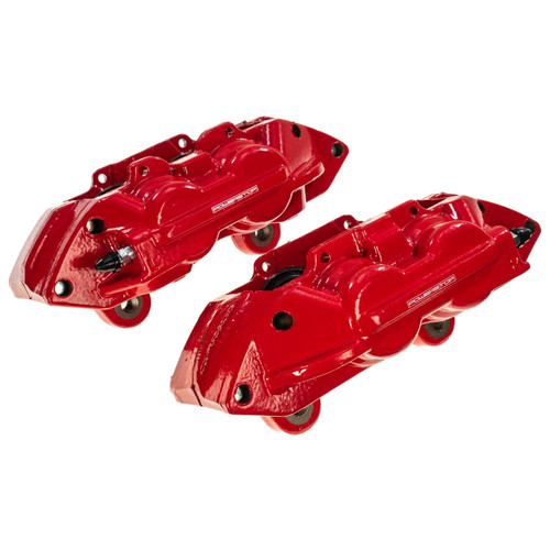 PowerStop S5520 - Power Stop 15-19 Chevrolet Colorado Front Red Calipers w/o Brackets - Pair