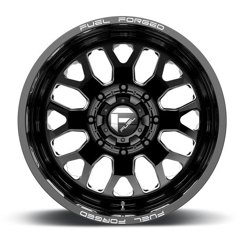 Fuel Wheels DE1920829235 - Dually Wheels 20X8.25 FF19D Dually DE19 BK 8 On 200 Gloss Black Milled 142.2 Bore -202 Offset Outer Dually Fuel Off Road Wheels Fuel Wheels DE1920829235 - Dually Wheels 20X8.25 FF19D Dually DE19 BK 8 On 200 Gloss Black Milled 142.2 Bore -202 Offset Outer Dually Fuel Off Road Wheels