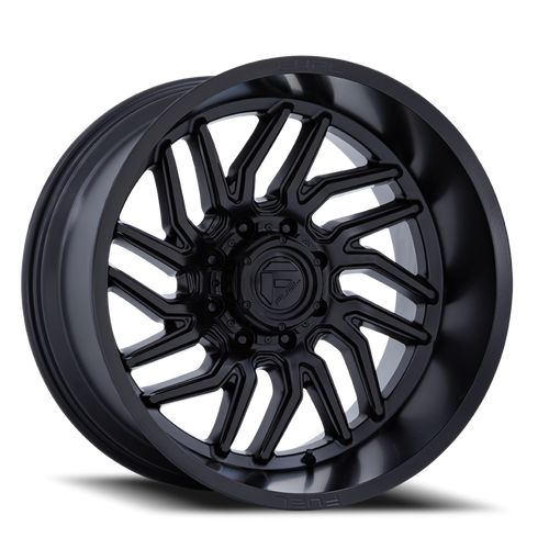 Fuel Wheels D86420007547 - Aluminum Wheels 20X10 Hurricane D864 5 On 127 Blackout 71.5 Bore -18 Offset Fuel Off Road Wheels
