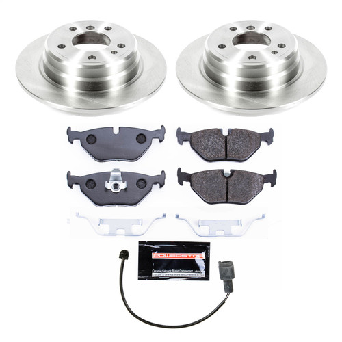 PowerStop TDBK393 - Power Stop 90-95 BMW 525i Rear Track Day Brake Kit