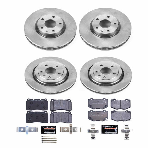 PowerStop TDBK6529 - Power Stop 2014 Chevrolet Corvette Front & Rear Track Day Brake Kit