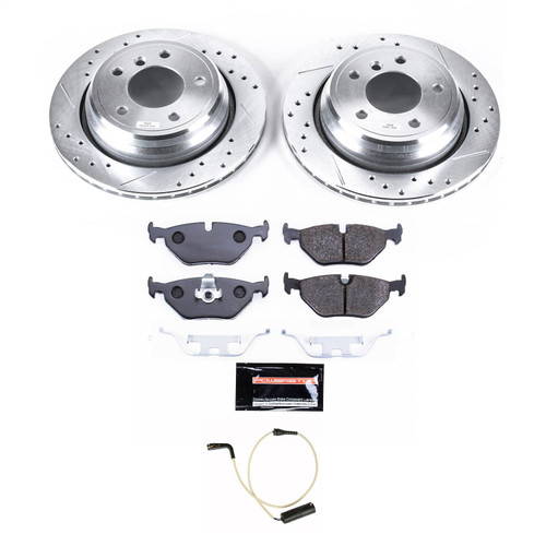 PowerStop TDBK3125 - Power Stop 97-03 BMW 540i Rear Track Day Brake Kit PowerStop TDBK3125 - Power Stop 97-03 BMW 540i Rear Track Day Brake Kit