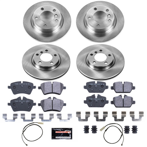 PowerStop TDBK6666 - Power Stop 11-16 Mini Cooper Countryman Front & Rear Track Day Brake Kit