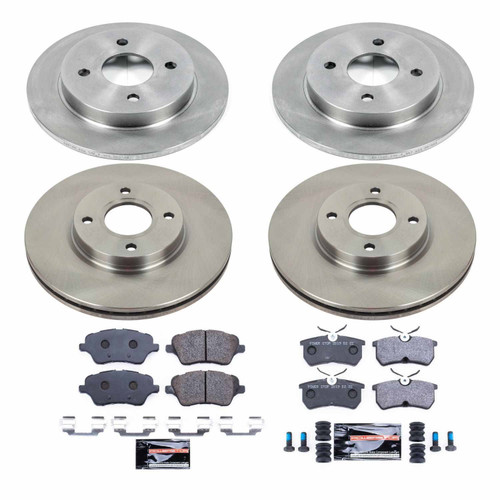 PowerStop TDBK7002 - Power Stop 14-19 Ford Fiesta Front & Rear Track Day Brake Kit