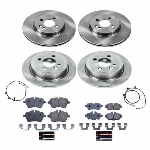 PowerStop TDBK6742 - Power Stop 11-16 Mini Cooper Front & Rear Track Day Brake Kit