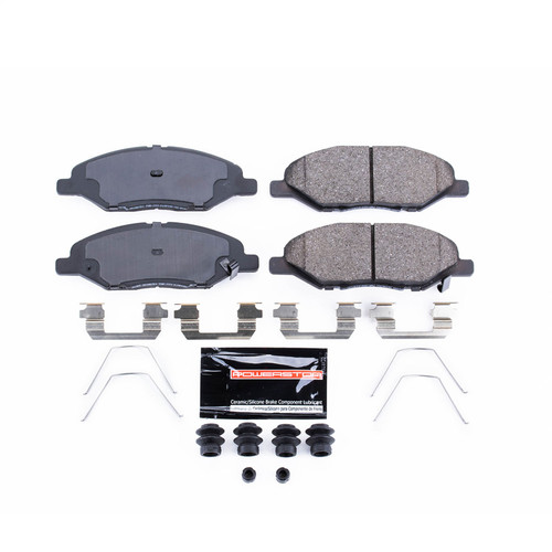 PowerStop Z23-1345 - Power Stop 09-11 Nissan Versa Front Z23 Evolution Sport Brake Pads w/Hardware