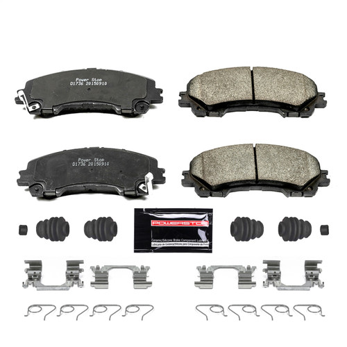 PowerStop Z23-1736 - Power Stop 14-19 Infiniti Q50 Front Z23 Evolution Sport Brake Pads w/Hardware