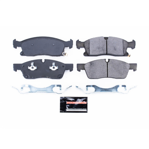 PowerStop Z23-1904 - Power Stop 2017 Dodge Durango Front Z23 Evolution Sport Brake Pads w/Hardware