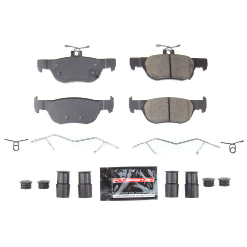 PowerStop Z23-2219 - Power Stop 2019 Mazda 3 Rear Z23 Evolution Sport Brake Pads w/Hardware