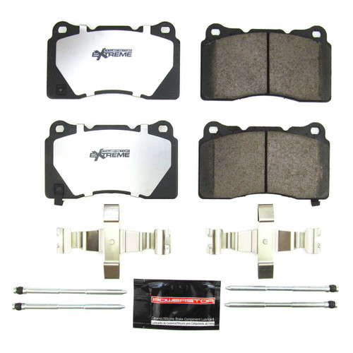 PowerStop Z26-1001B - Power Stop 17-21 Honda Civic Front Z26 Street Brake Pads w/Hardware