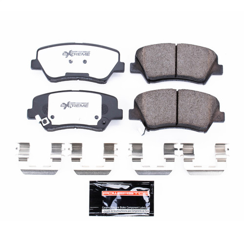 PowerStop Z26-1543 - Power Stop 11-16 Hyundai Elantra Front Z26 Extreme Street Brake Pads w/Hardware