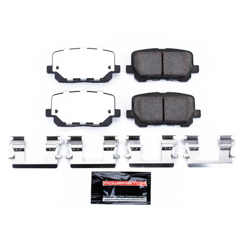 PowerStop Z26-1766 - Power Stop 14-19 Dodge Charger Rear Z26 Extreme Street Brake Pads w/Hardware