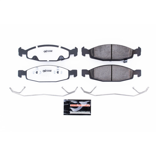 PowerStop Z26-790 - Power Stop 99-03 Jeep Grand Cherokee Front Z26 Extreme Street Brake Pads w/Hardware