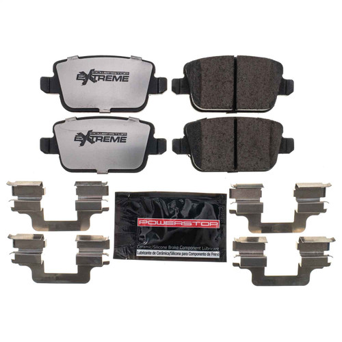PowerStop Z36-1314B - Power Stop 08-12 Land Rover LR2 Rear Z36 Truck & Tow Brake Pad w/Hardware