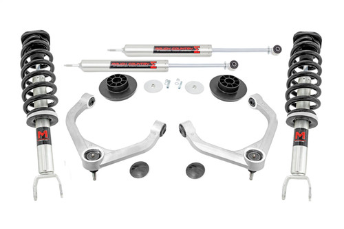 Rough Country 31440 - 3.5 Inch Lift Kit - M1 Struts/M1 - Ram 1500 2WD/4WD (2019-2025)
