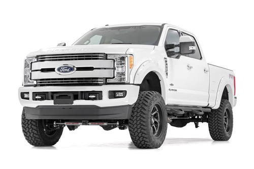 Rough Country 50670 - 4.5 Inch Lift Kit - V2 Shocks - Ford F-250/F-350 Super Duty 4WD (2017-2022)