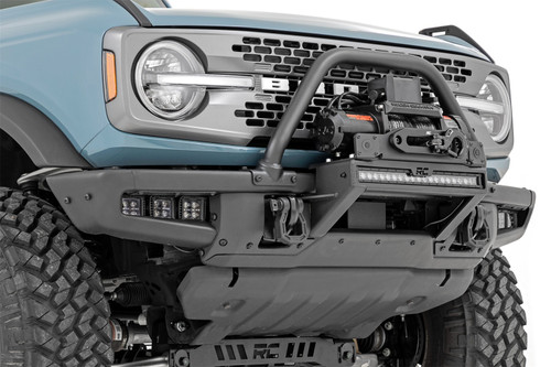 Rough Country 51097 - High Winch Mount - All Models - 12000S - Ford Bronco 4WD (2021-2024)