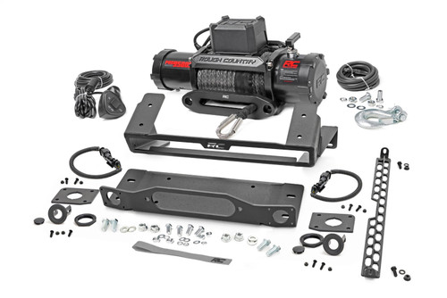 Rough Country 51094 - High Winch Mount - All Models - 9500S - Ford Bronco 4WD (2021-2024)