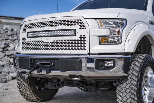 Rough Country 51007 - Hidden Winch Mount - Ford F-150 2WD/4WD (2015-2020)