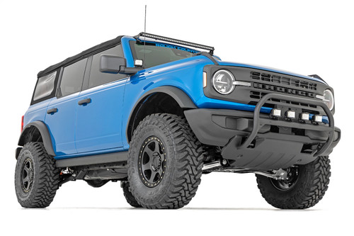 Rough Country 51050 - Nudge Bar - 3 Inch Wide Angle Led (x4) - Ford Bronco 4WD (2021-2024)