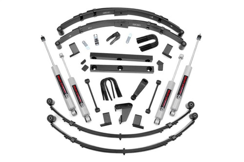 Rough Country 620N2 - 4 Inch Lift Kit - Power Steer - Jeep Wrangler YJ 4WD (1987-1995)