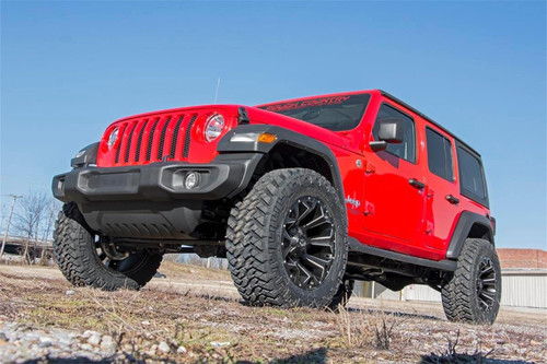 Rough Country 67700 - 2.5 Inch Lift Kit - Spacers - Jeep Wrangler JL (18-23)/Wrangler Unlimited (18-23)