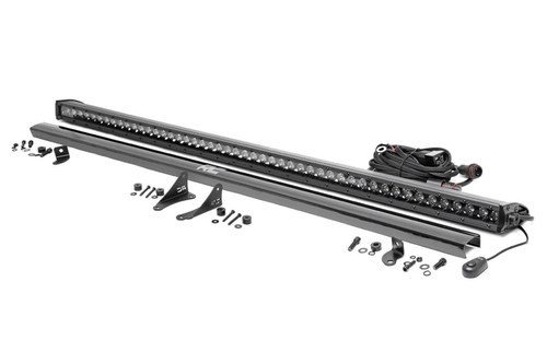 Rough Country 70057 - LED Light Kit - Cowl Mount - 50 inch Black Single Row - Jeep Gladiator JT/Wrangler JL (18-24)