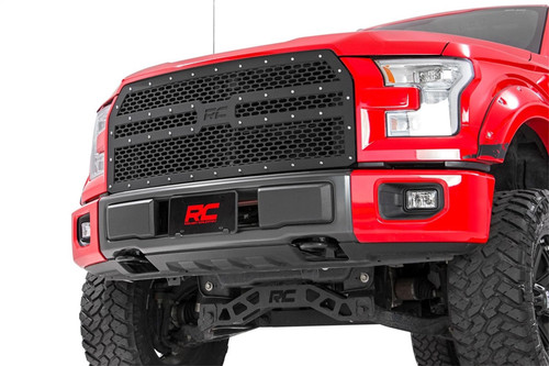 Rough Country 70191 - Mesh Grille - Ford F-150 2WD/4WD (2015-2017)