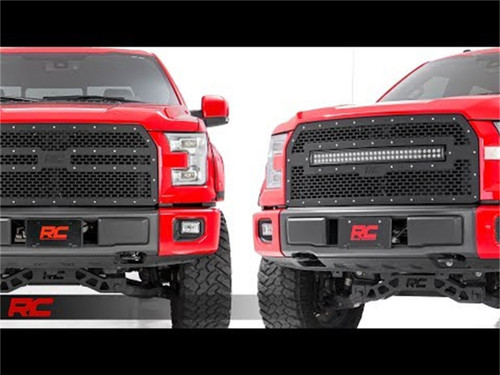 Rough Country 70191 - Mesh Grille - Ford F-150 2WD/4WD (2015-2017)