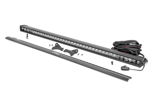 Rough Country 71039 - LED Light Kit - Roof Rack Mount - 40 inch Black Single Row - Ford Bronco Sport (21-24)